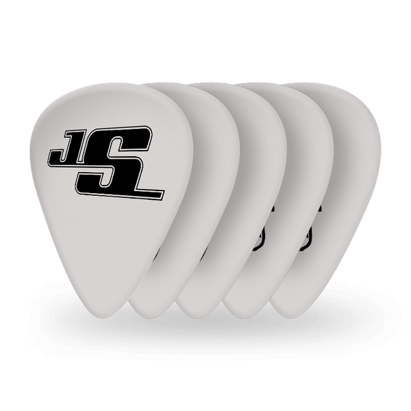 D'ADDARIO JOE SATRIANI SIGNATURE GUITAR PICKS, WHITE (Heavy Gauge) 21969 фото