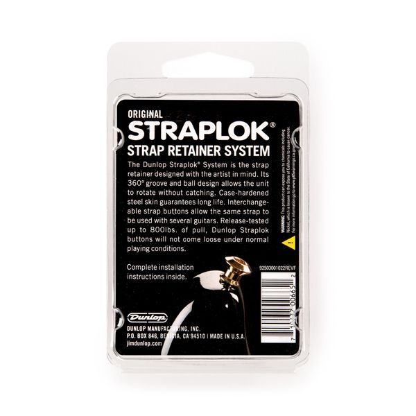 Стреплок Dunlop SLS1101N Nickel Straplok Strap Retainers Original 121003 фото