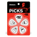 D'ADDARIO JOE SATRIANI SIGNATURE GUITAR PICKS, WHITE (Heavy Gauge) 21969 фото 3