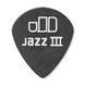 Медиатор Dunlop 482P.60 Tortex Pitch Black Jazz III .60 mm (12 шт.) 125383 фото 3
