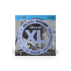 D'ADDARIO EXL116 XL NICKEL WOUND MEDIUM TOP / HEAVY BOTTOM (11-52) 19632 фото