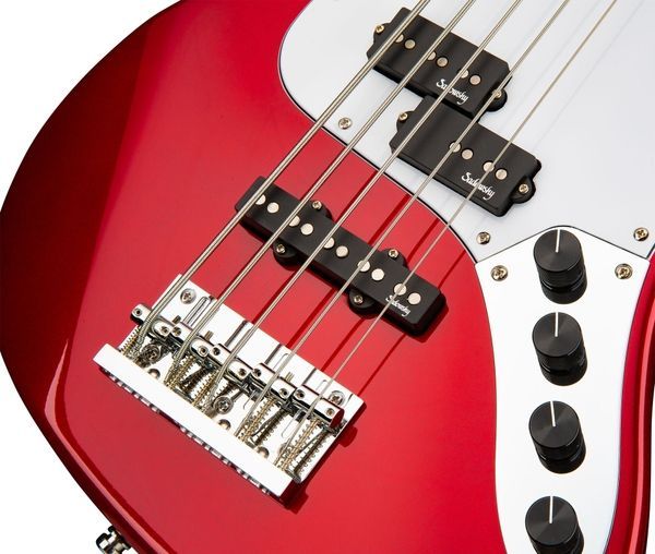 Бас-гітара SADOWSKY MetroExpress 21-Fret Hybrid P/J Bass, Morado, 5-String (Candy Apple Red Metallic) (Candy Apple Red Metallic) 38391 фото
