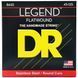 DR Strings LEGEND Flatwound Bass - Medium 5-String (45-125) &mdash; Bass Guitar Strings 41911 photo 1