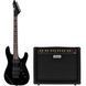 Электрогитара LTD KH-602 BLK + ламповый комбоусилитель Marshall 70th DSL40CR BLK 603325 фото 1