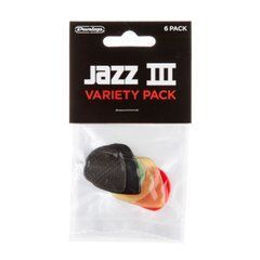 Набір медіаторів Dunlop PVP103 Jazz III Variety Pack (6 шт.) 125947 фото