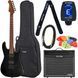 Электрогитара HARLEY BENTON Fusion-III EMG HT Roasted SBK + комбоусилитель HB-80R Celestion 567170 фото 1