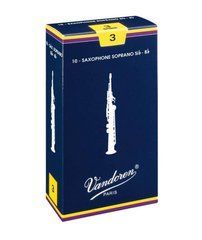 Тростина для сопрано-саксофона Vandoren Soprano Saxophone Traditional 3 (10 шт) G-739825 фото