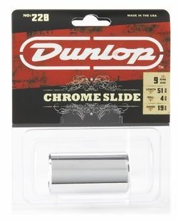 Слайд для гитары DUNLOP 228, хромированная латунь 20489 фото