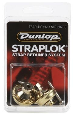 Стреплоки для ременя DUNLOP SLS1502BR серії Traditional, латунь 20522 фото