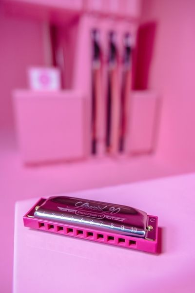 Губна гармошка Hohner Progressive Special 20 Pink M568016 C-major 128118 фото