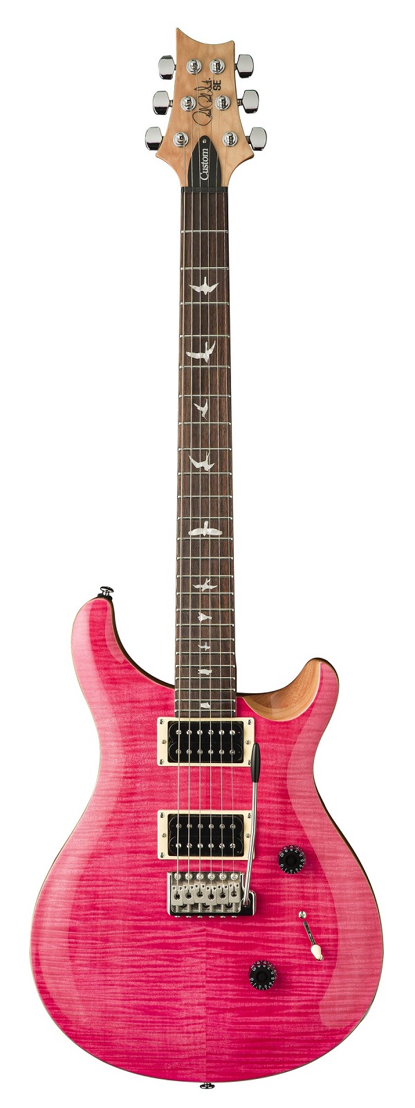 PRS SE Custom 24 (Bonnie Pink) — вид спереди