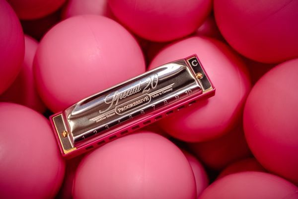 Губна гармошка Hohner Progressive Special 20 Pink M568016 C-major 128118 фото