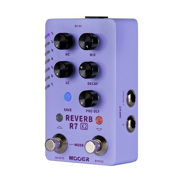 MOOER R7 X2 Reverb reverb effects pedal 39898 photo