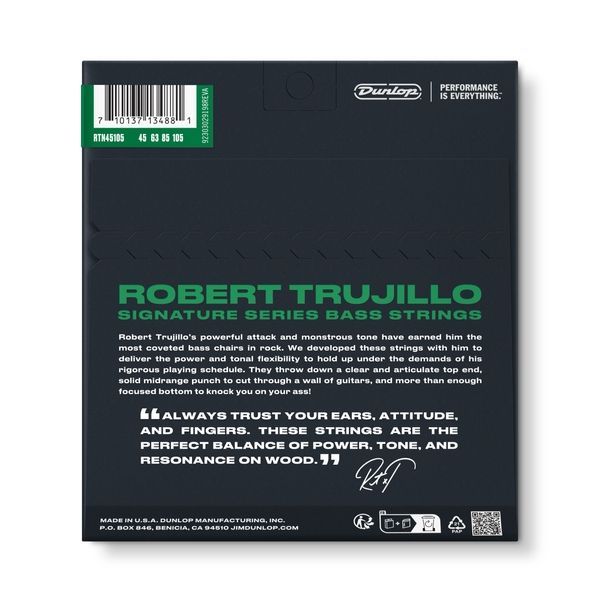 Струни для бас-гітари Dunlop RTN45105 Robert Trujillo Nickel Wound 128369 фото