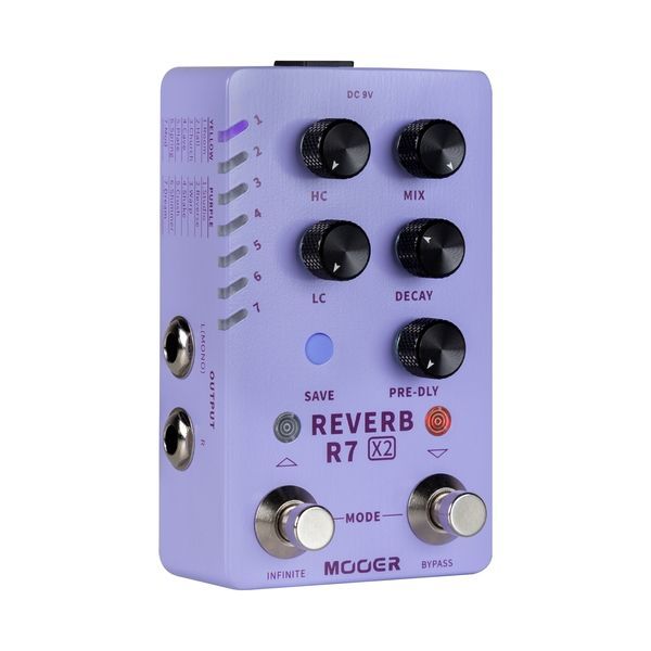 MOOER R7 X2 Reverb reverb effects pedal 39898 photo