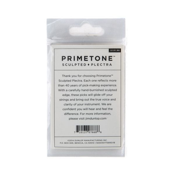 Медіатор Dunlop 511P.96 Primetone Standard Smooth .96 mm (3 шт.) 125879 фото