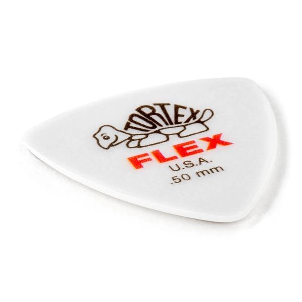 DUNLOP TORTEX FLEX TRIANGLE PICK .50MM 34802 фото