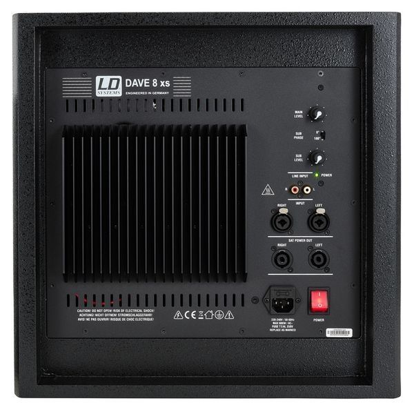 Комплект компактной акустической системы LD Systems DAVE 8 XS 256182 фото