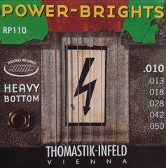 Комплект струн Thomastik Power-Brights Heavy Bottom для електро-гітари Thomastik-RP110 фото