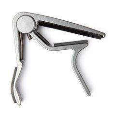 Каподастр для акустичної гітари Dunlop 84FS Smoked Chrome Acoustic Trigger Flat Capo 114892 фото