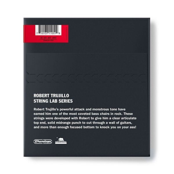 Струни для бас-гітари Dunlop RTT45105T Robert Trujillo Stainless Steel Tapered 128437 фото