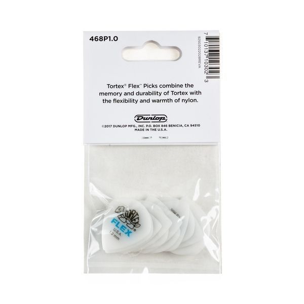 Медиатор Dunlop 468P1.0 Tortex Flex Jazz III 1.0mm (12 шт.) 125903 фото