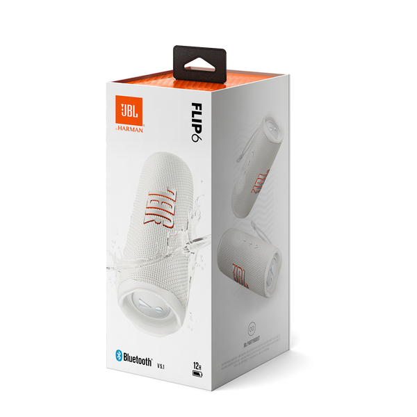 Портативная колонка Акустика JBL Flip 6 (White) JBLFLIP6WHT фото