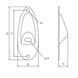 PAXPHIL HJ001 BK STRAT STYLE JACK PLATE (BLACK) 21835 фото 2