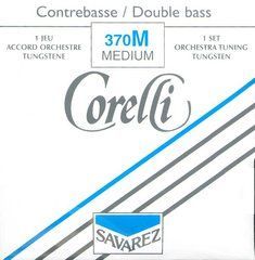 Комплект струн для контрабаса Savarez Corelli Orchestra Medium Tungsten wound 370M 129046 фото