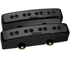 DIMARZIO RELENTLESS J BASS PAIR (Gloss Black Metal) Bass Guitar Pickup Set 40575 photo