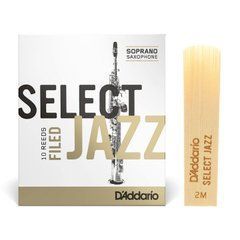 Трость для сопрано-саксофона D'Addario Select Jazz 2M (1 шт) 34223 фото