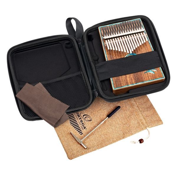 Калимба Ortega 30th Anniversary Solid Acacia OKB30TH-DO Dolphins, 17 Keys