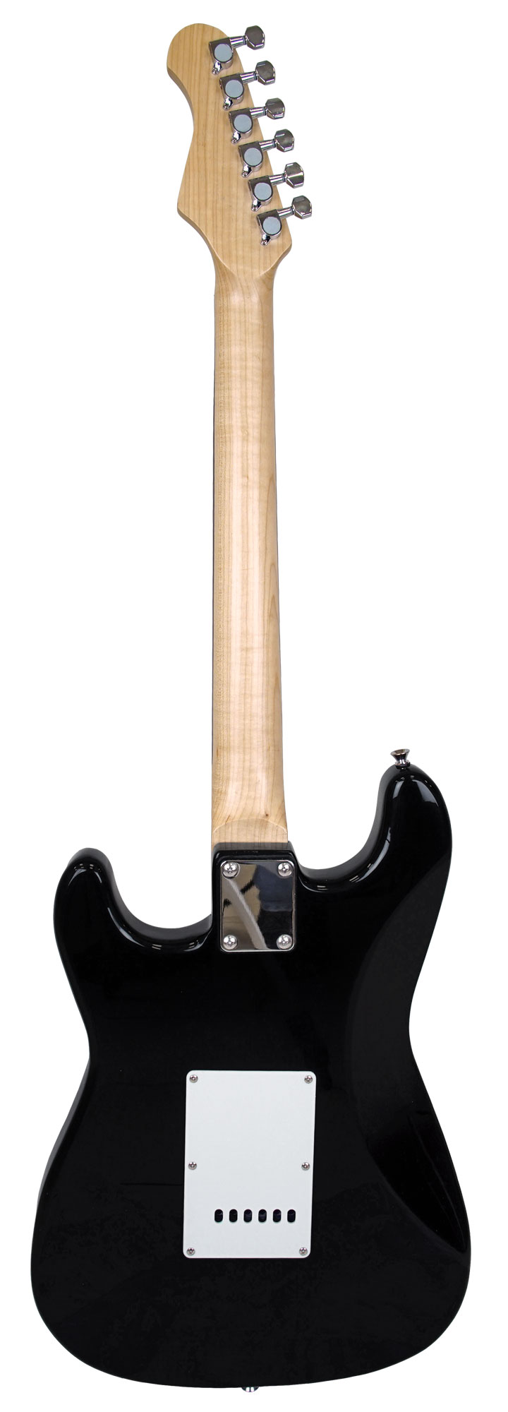 Parksons ST-40 Black — вигляд ззаду: кріплення грифа на чотирьох гвинтах і кришка тремоло