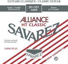 Струни для класичної гітари Savarez Alliance HT Classic 540R Normal Tension 114386 фото
