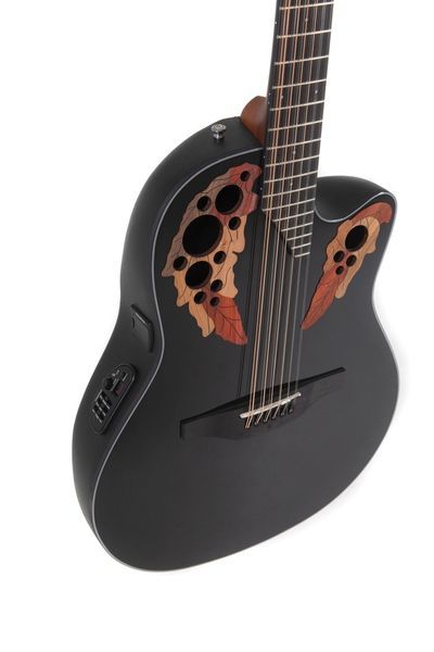 Електроакустична 12-струнна гітара Ovation Celebrity Elite CE4412 Mid Cutaway Black G-OV533168 фото