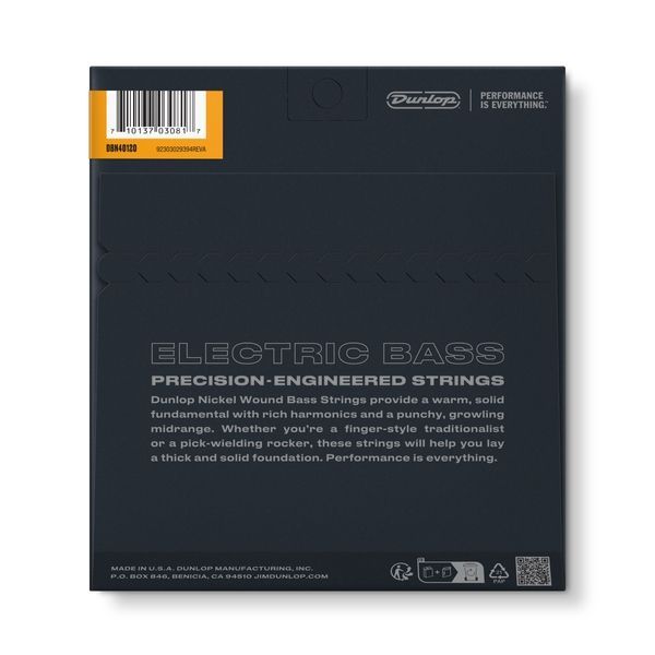 Струны для 5-струнной бас-гитары Dunlop DBN40120 Nickel Wound 114563 фото