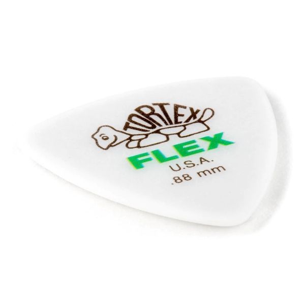 DUNLOP TORTEX FLEX TRIANGLE PICK .88MM 34805 фото