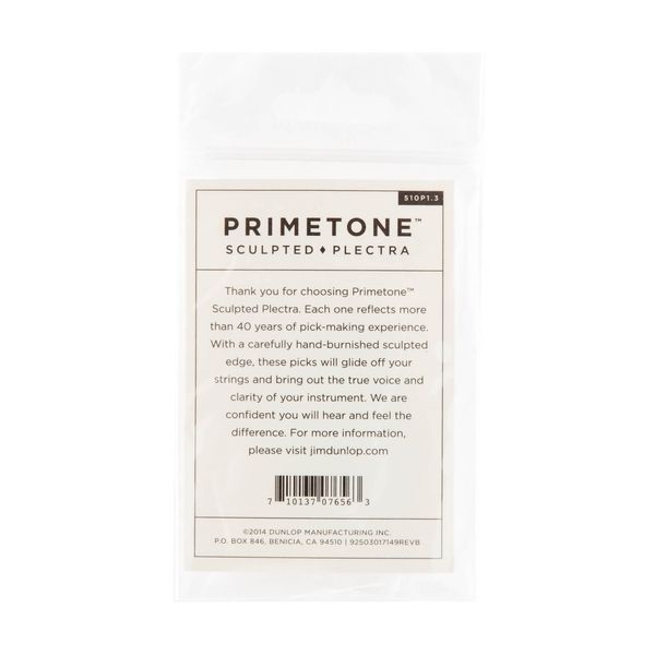 Медиатор Dunlop 510P1.3 Primetone Standard Grip 1.3mm (3 шт.) 122903 фото