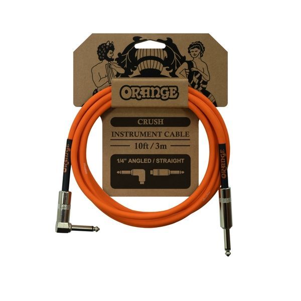 Кабель інструментальний Orange Crush CA035 (Jack 6,3 мм/Jack 6,3 мм (кутовий), 3 м) 126453 фото