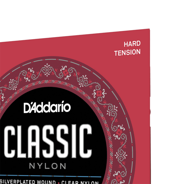 Струны для классической гитары D'ADDARIO EJ27H STUDENT CLASSICS HARD TENSION 19593 фото