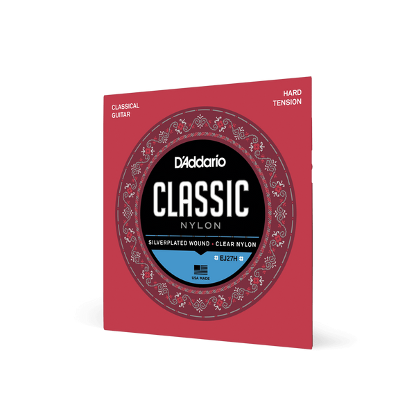 Струны для классической гитары D'ADDARIO EJ27H STUDENT CLASSICS HARD TENSION 19593 фото