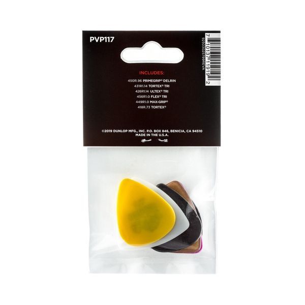 Набор медиаторов Dunlop PVP117 Bass Variety Pack (6 шт.) 127243 фото
