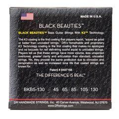 DR Strings BLACK BEAUTIES Bass 5-String - Medium (45-130) 40848 фото