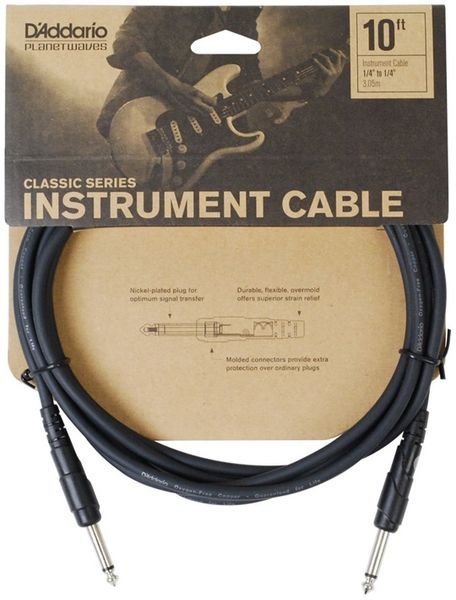 D'ADDARIO PW-CGT-10 Classic Series Instrument Cable (3m) 22358 фото