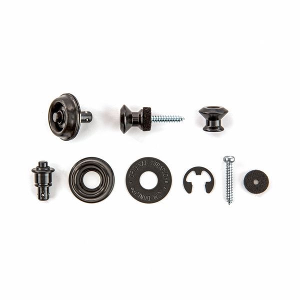 Стреплок Dunlop SLS1033BK Black Oxide Straplok Strap Retainers Dual Design 118555 фото