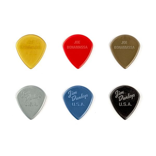 Набір медіаторів Dunlop PVP121 Joe Bonamassa Variety Pack (6 шт.) 128405 фото
