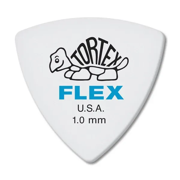 Dunlop Tortex Flex Triangle 1,0 мм: треугольный корпус с большей площадью хвата.