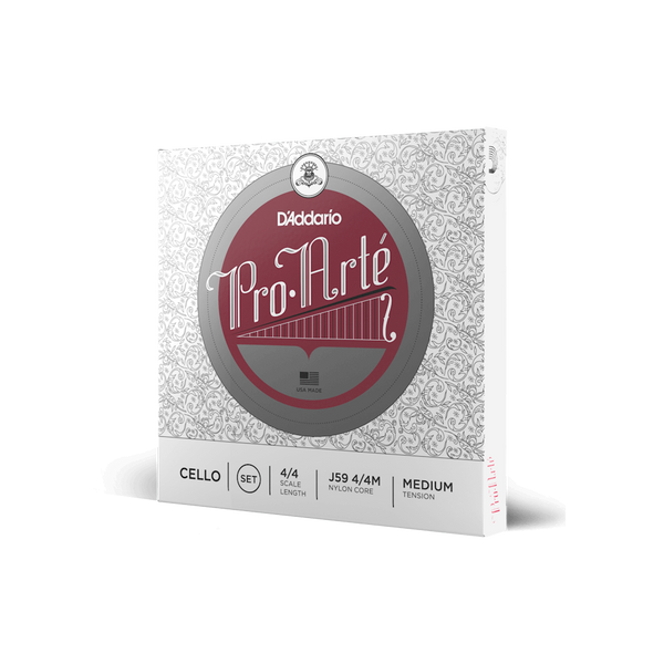 Комплект струн D'Addario Pro-Arte 4/4 Scale Medium Tension для виолончели 19514 фото