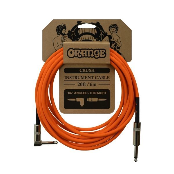 Кабель інструментальний Orange Crush CA037 (Jack 6,3 мм/Jack 6,3 мм (кутовий), 6 м) 126454 фото