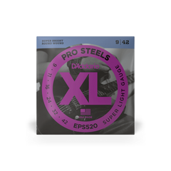 D'ADDARIO EPS520 XL PROSTEELS SUPER LIGHT (09-42) 19623 фото